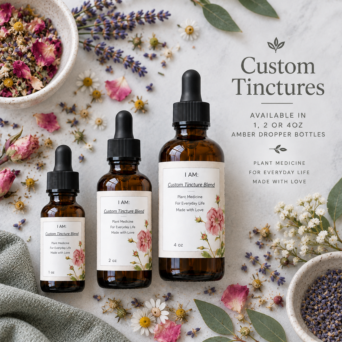 Custom Creations - Tinctures