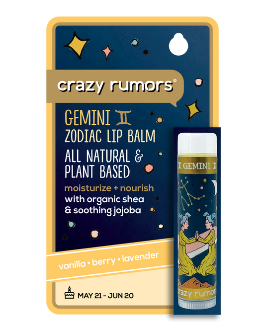 Gemini Zodiac Lip Balm