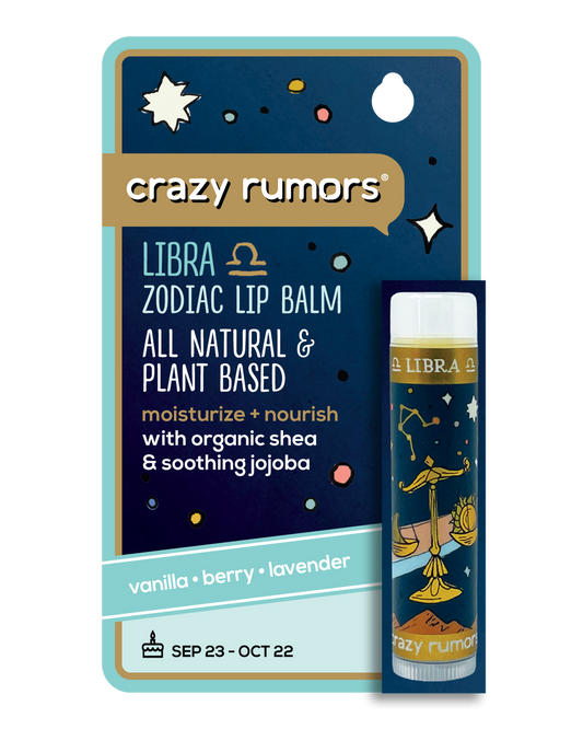 Libra Zodiac Lip Balm