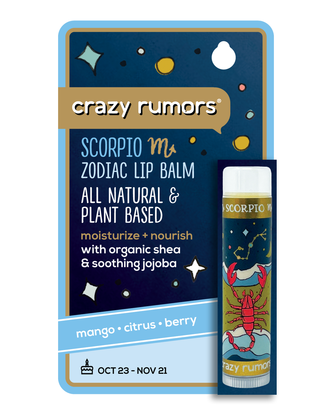Scorpio Zodiac Lip Balm