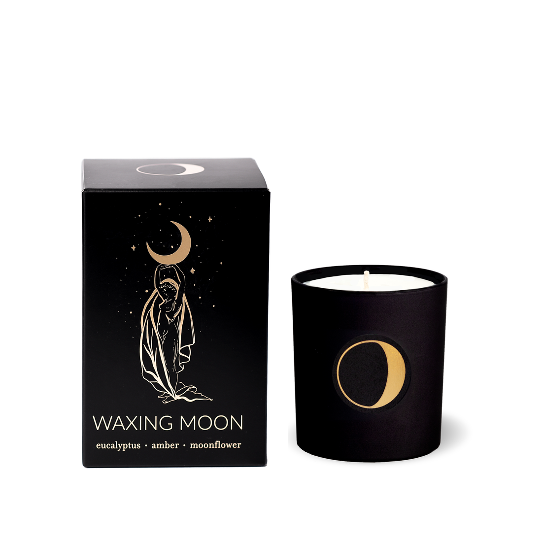 Waxing Moon Candle