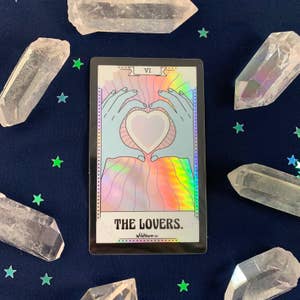 Tarot Card Sticker The Lovers