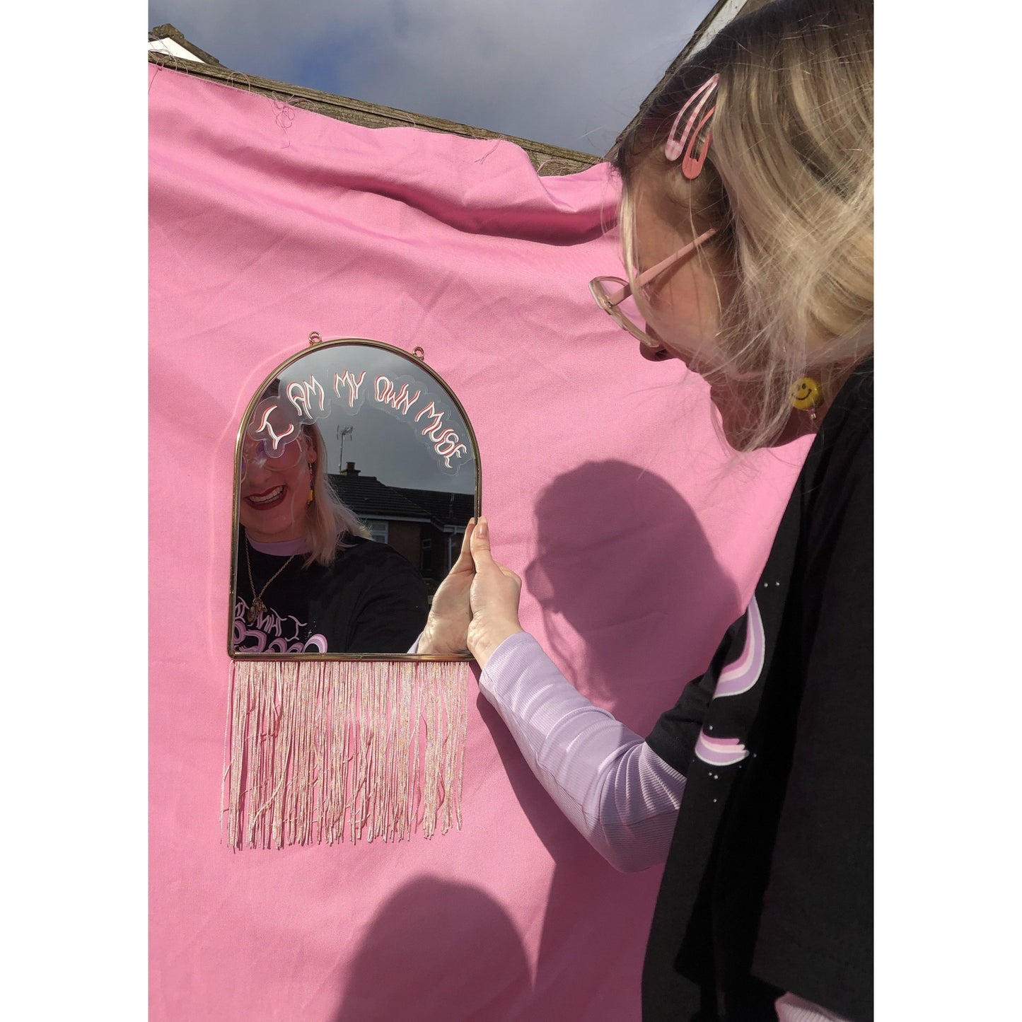 I Am My Own Muse Mirror Sticker