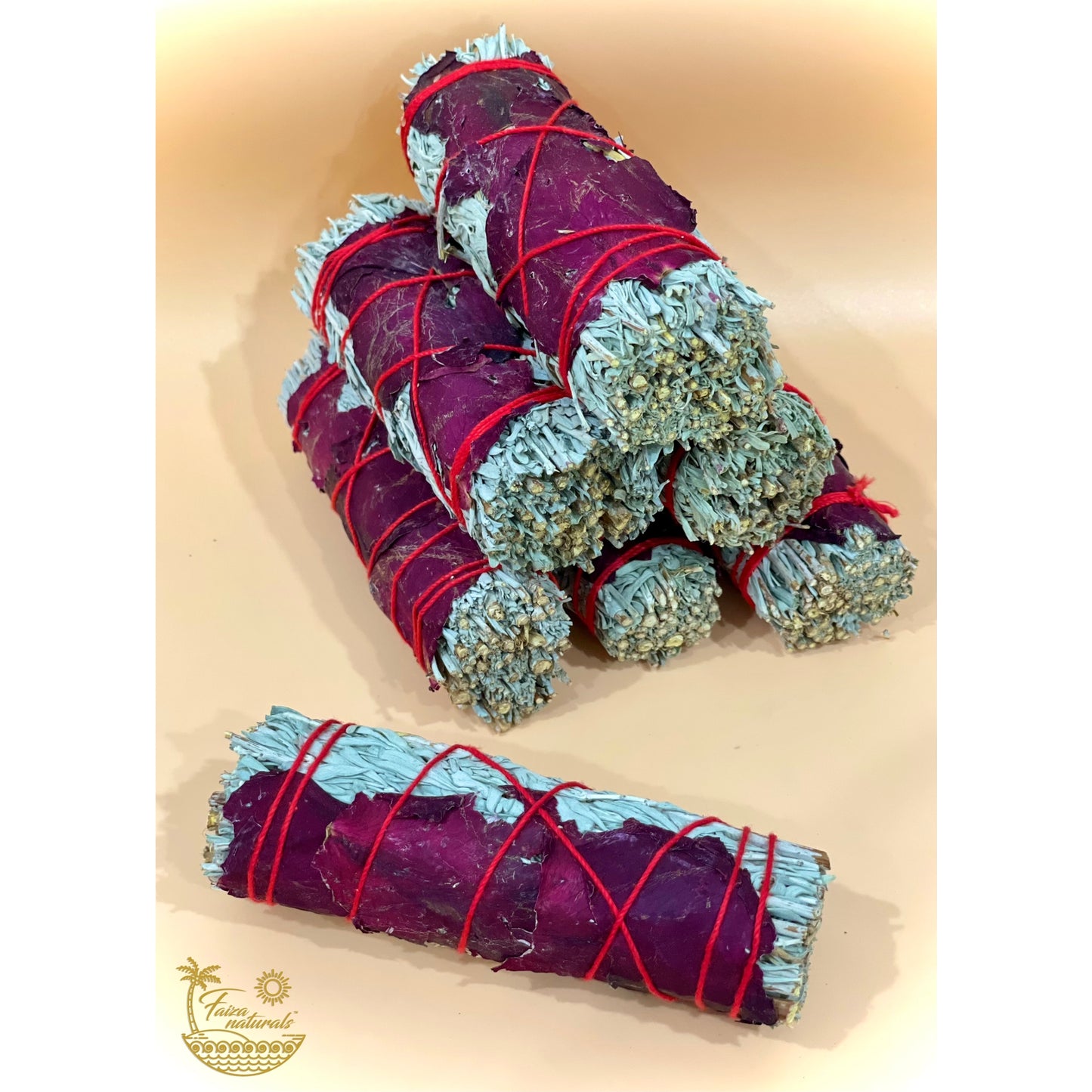 Rose with Blue Sage Bundles