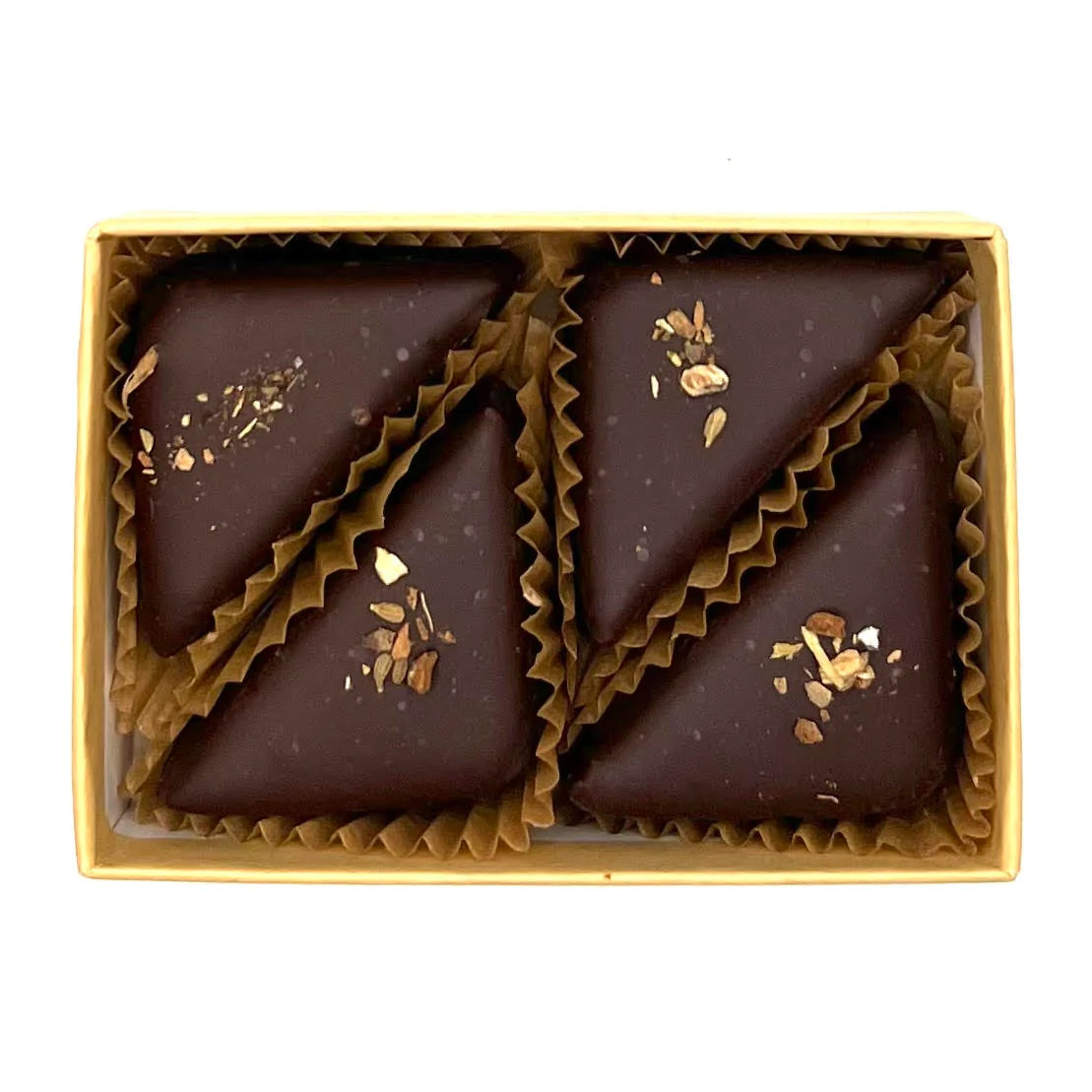 Chai Spice w/ Jasmine Pearl Tea Triangle Truffle