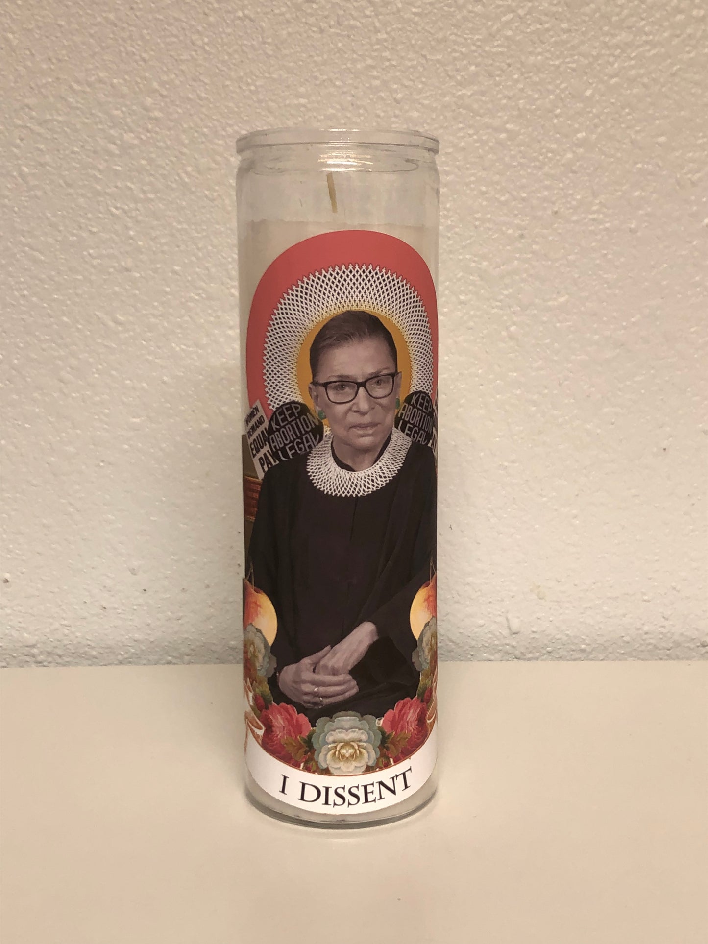 I dissent RBG candle