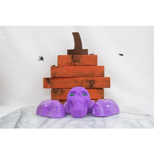 Purple Skull Halloween Bath Bomb