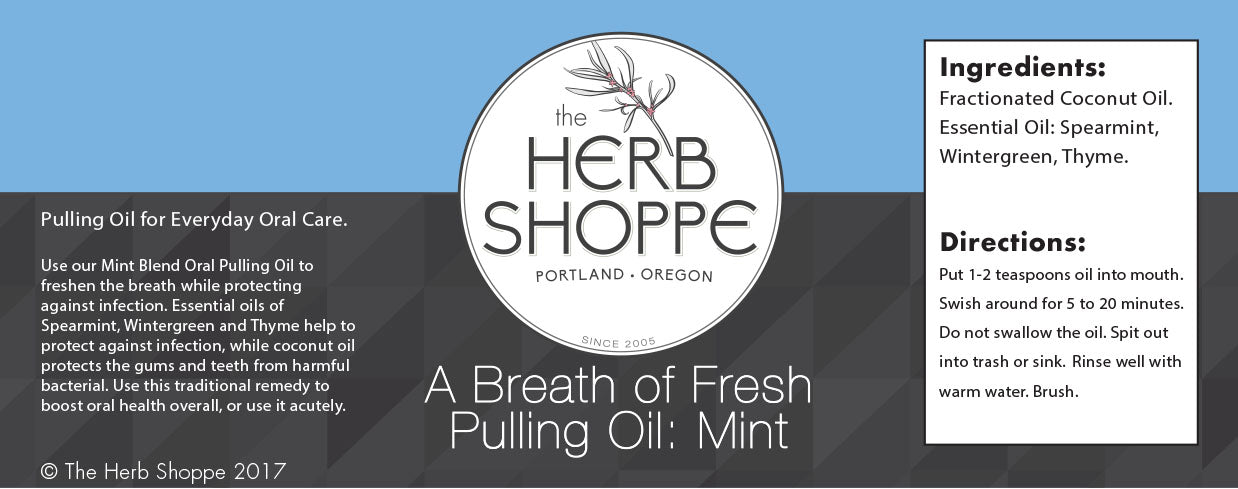 A Breath of Fresh, Pulling Oil: Mint 4oz