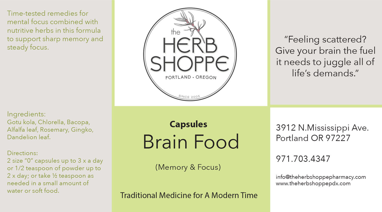 Brain Food Capsules