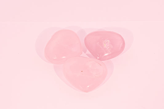 Rose Quartz Heart Stone