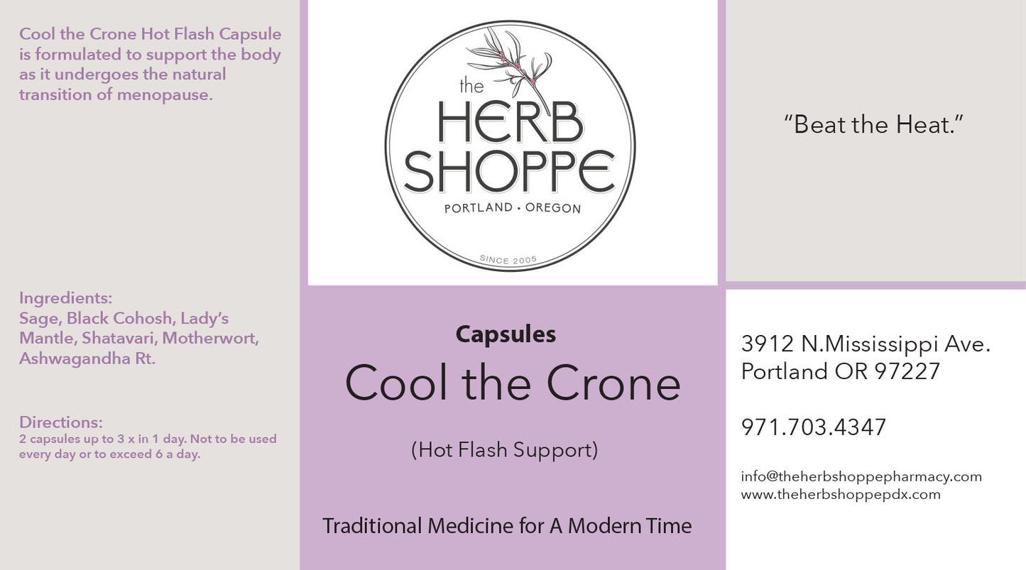 Cool the Crone Hot Flash Capsule Single