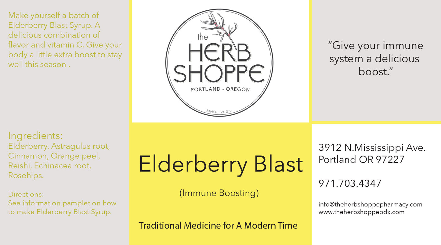 Elderberry Blast Syrup