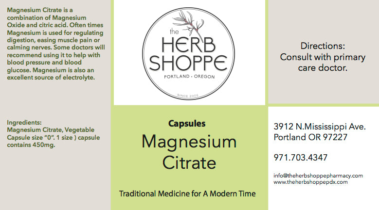 Magnesium Citrate Capsule