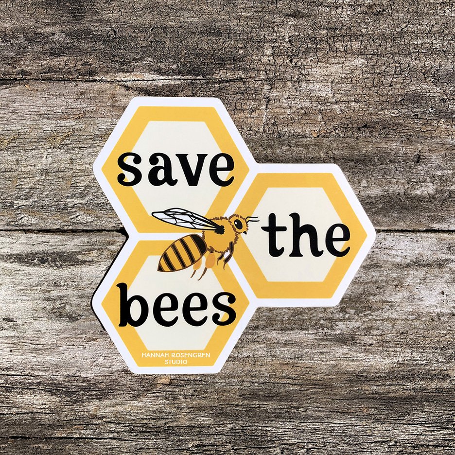 Save the Bees Sticker