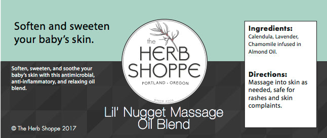 Lil' Nugget Massage Oil Blend