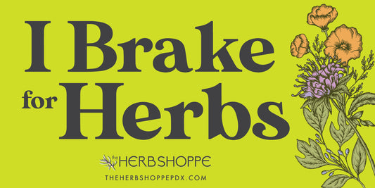 I Brake for Herbs Sticker