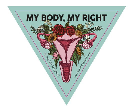 My Body My Right Sticker