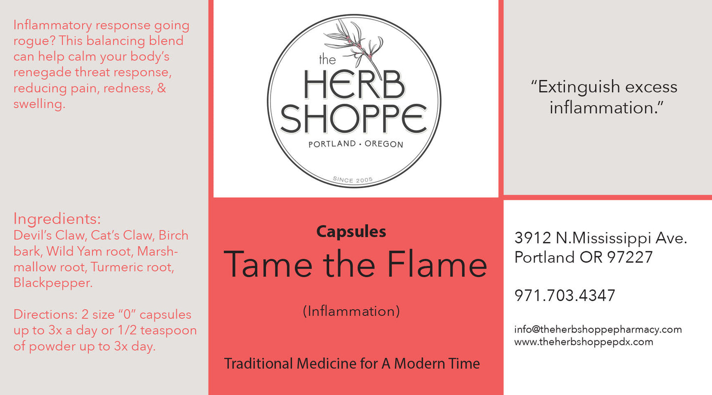 Tame the Flame Capsule