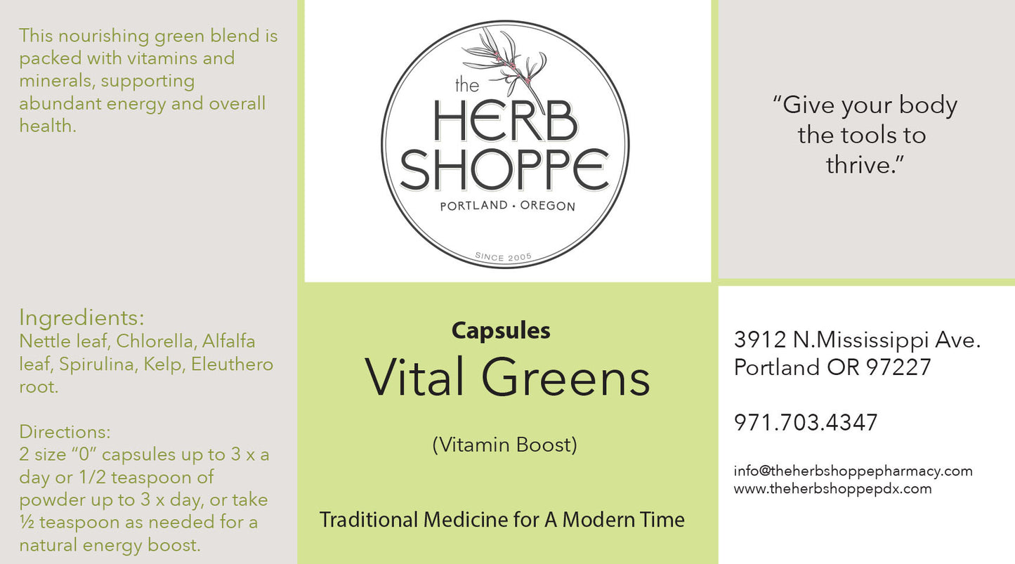 Vital Greens Capsule Single