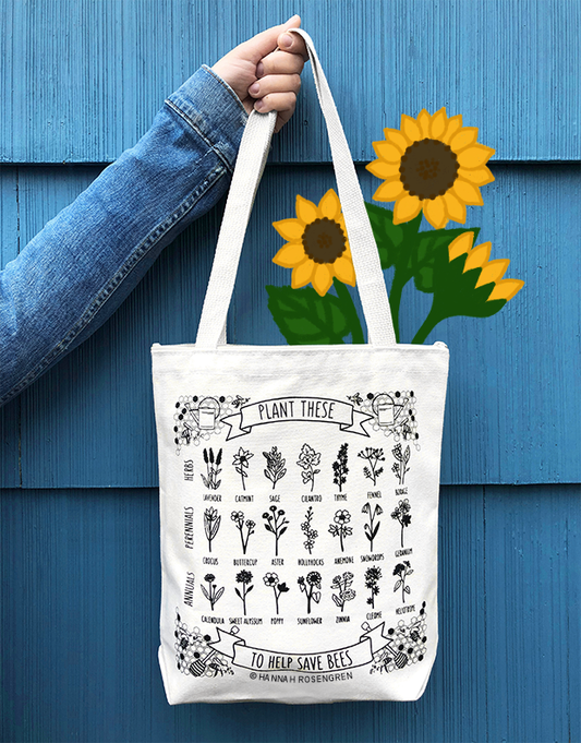Save the bees tote