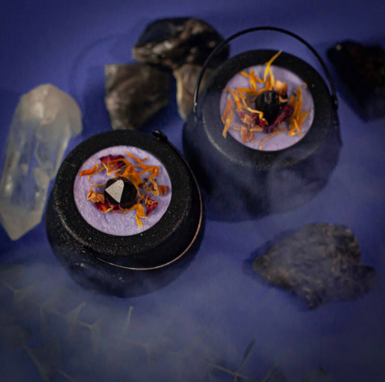 Smoky Quartz Earth Spell Cauldron Bath Bomb