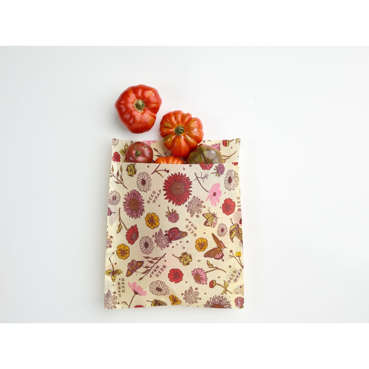 Bees wrap Meadow Magic Large Produce Bag VEGAN (2 Pack)