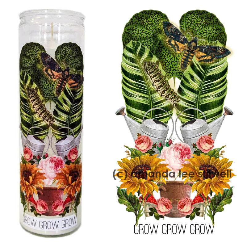 Grow Grow Grow Candle