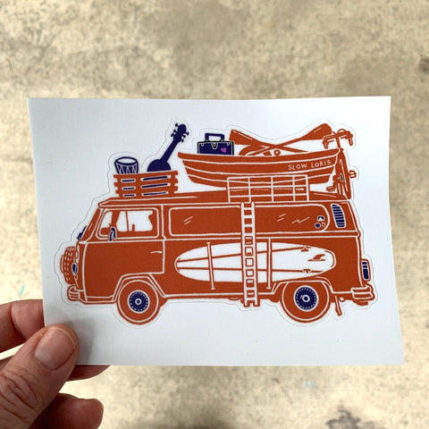 Road Trip Bus sticker