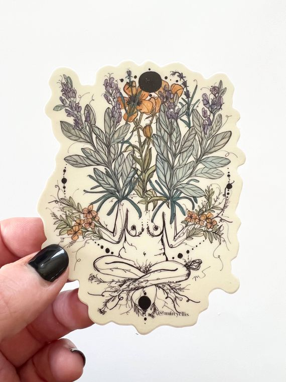 Heart is Open Sticker - Marcy Ellis