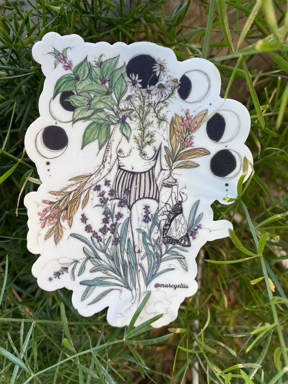 Love and Healing Sticker - Marcy Ellis