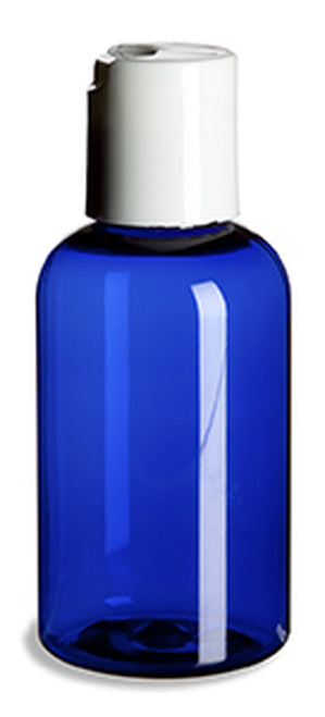 Cobalt 2oz White Cap Plastic