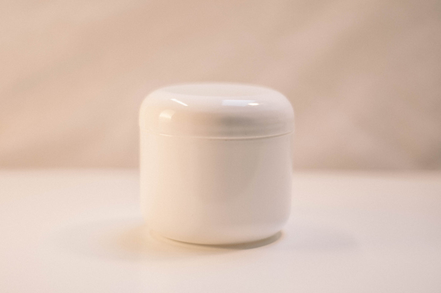 White 4oz Plastic Jar