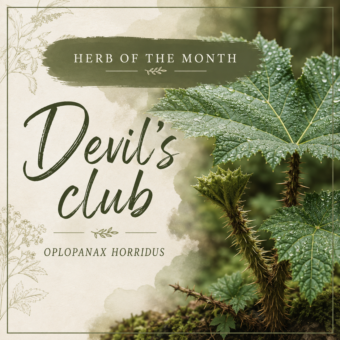 Herb of the Month: Devil’s Club