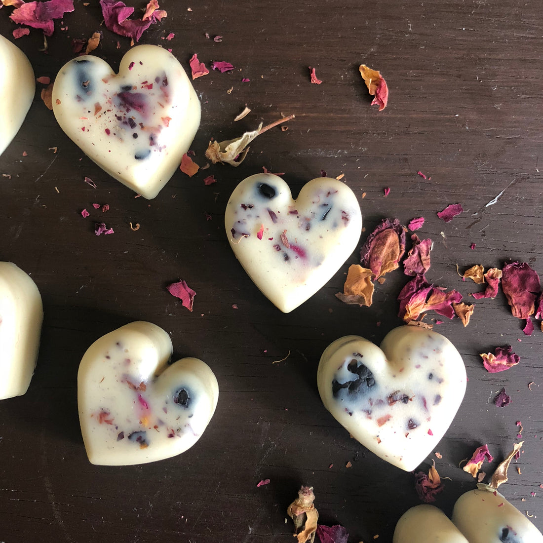 Rose and Cacao Bean Infused Lotion Bar Recipe