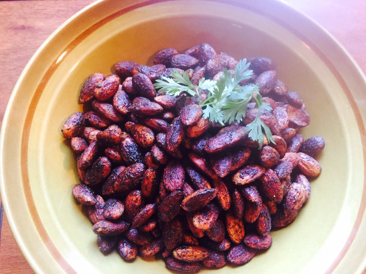 Chef Nige: Curry Ginger Almonds