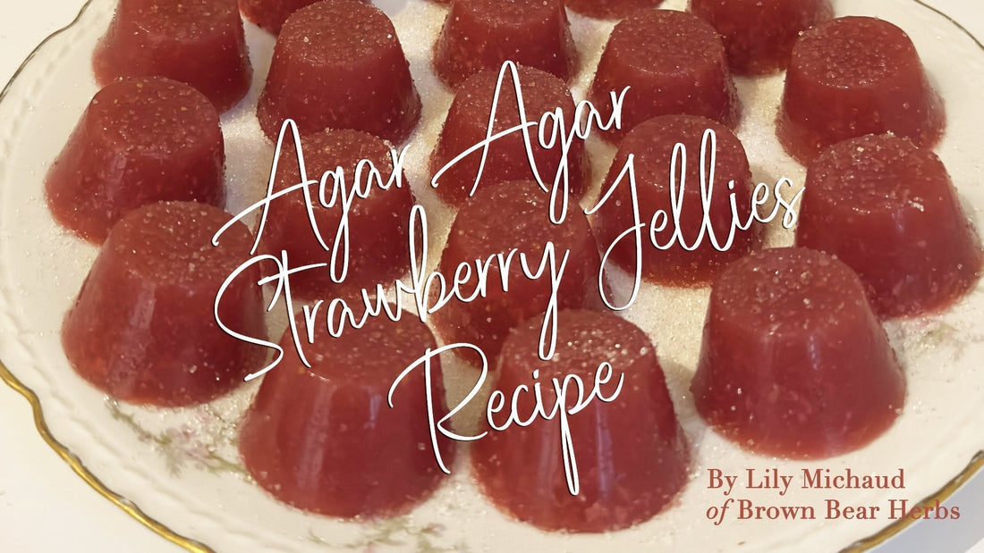 Magical Strawberry Agar Agar Jellies