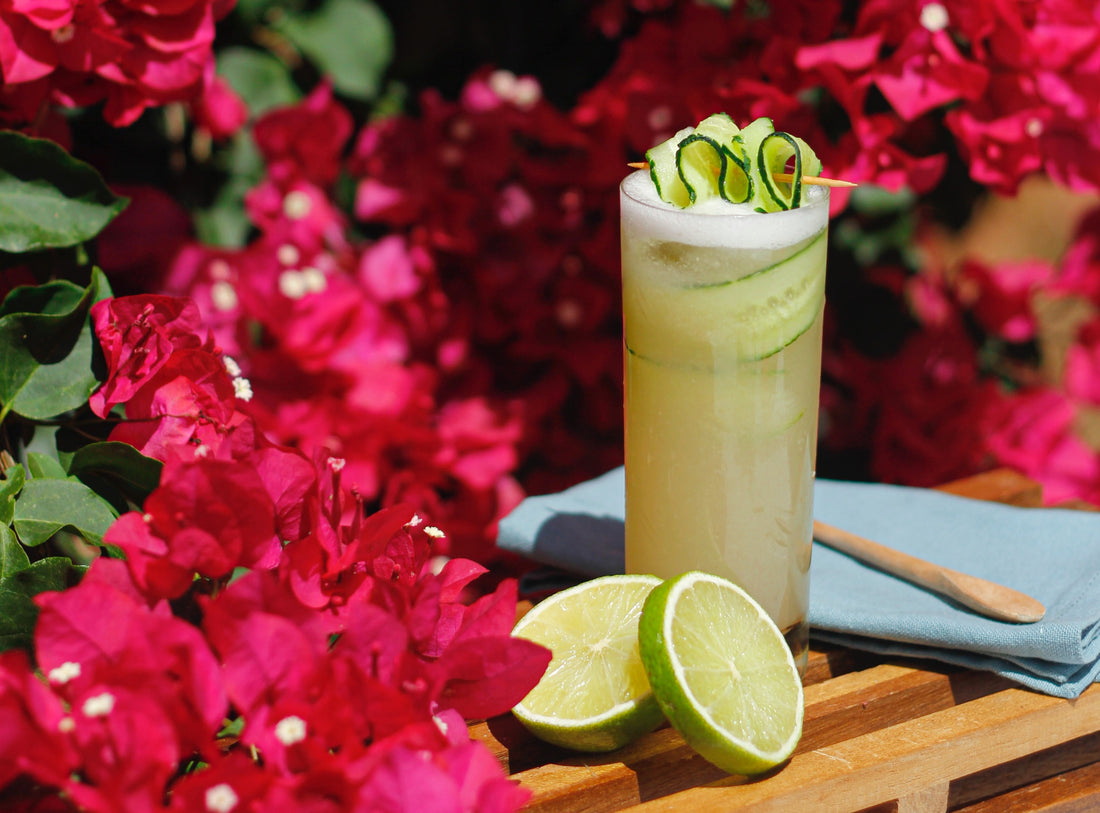 Make your Own: Spring Greens Cucumber Lemonade Mocktail