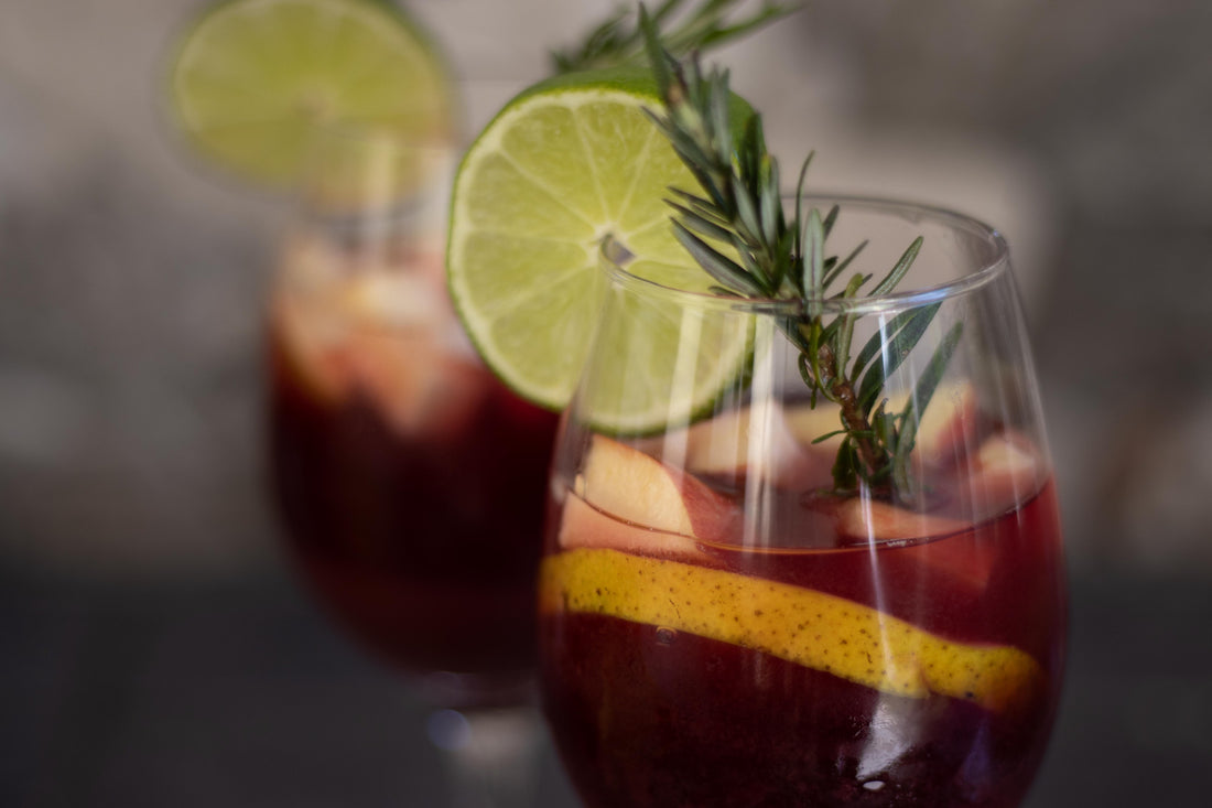 Make your Own: Cranberry, Beet & Spring Greens Sangria Mocktail