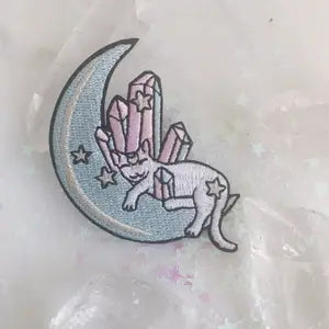 Lunar Cat in Moon Patch