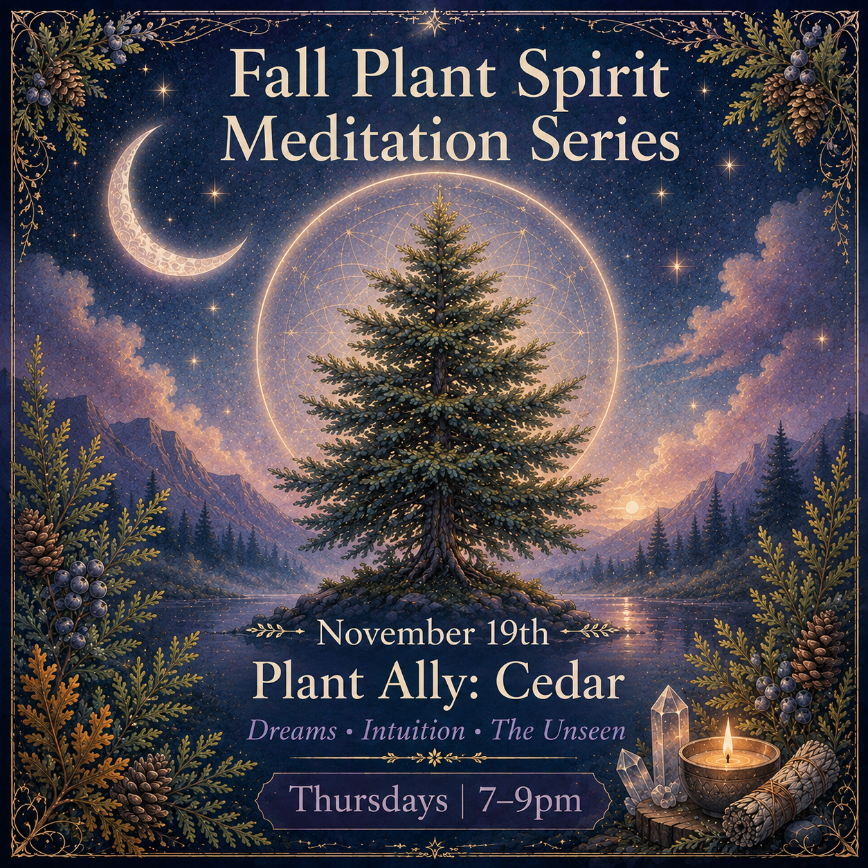 🌙 Fall Plant Spirit Meditation Series + Sound Bath