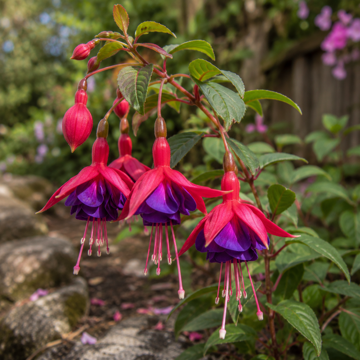 Fuchsia Flower Essence Drop