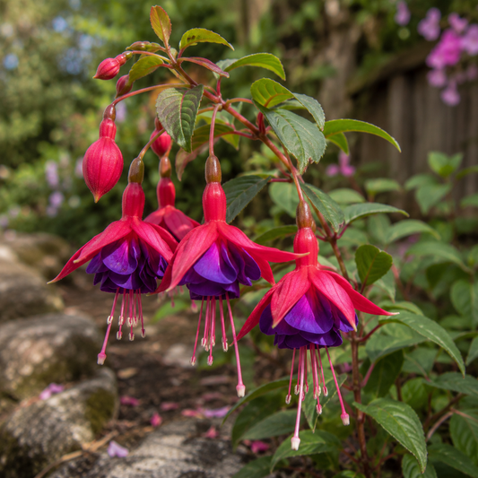 Fuchsia Flower Essence Drop