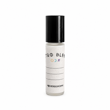 Astro Blends-.35 Roll On (Frosted Glass and Black Lid)