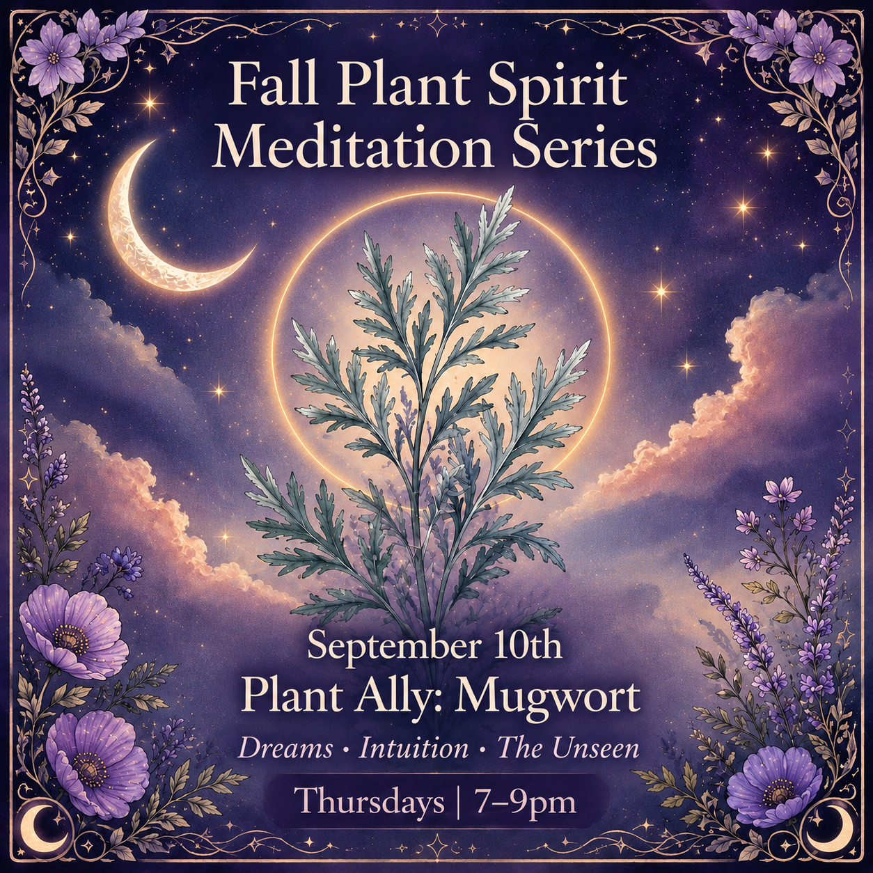🌙 Fall Plant Spirit Meditation Series + Sound Bath