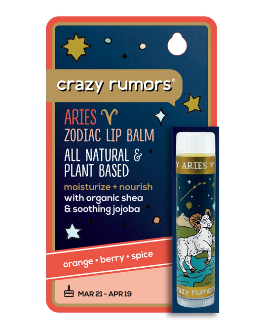 Aries Zodiac Lip Balm