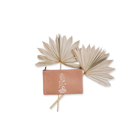 Brown Agave Bloom Pouch