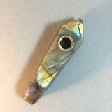 Labradorite crystal pipe