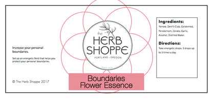THS Boundaries Flower Essence 1oz