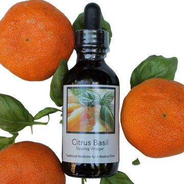 Citrus Basil Sipping Vinegar