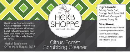 Greener Cleaner Scrubbing Cleanser- Citrus Forest